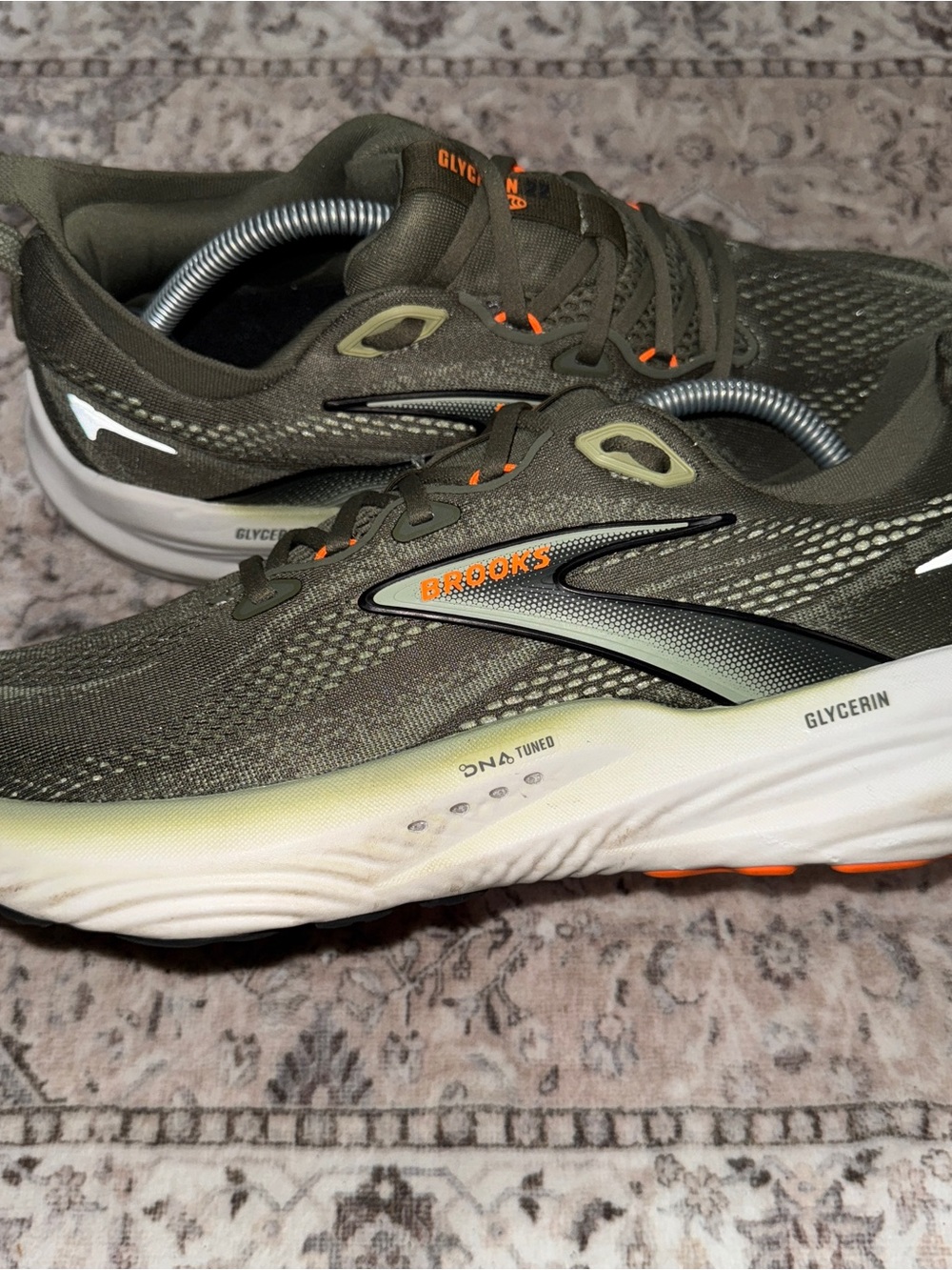 Brooks Glycerin 22 Dusty Olive 1104451D347 Men’s Size 10.5